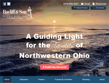 Tablet Screenshot of bayliffandson.com